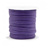 Stitched elastic Ibiza cord 4mm Dark purple